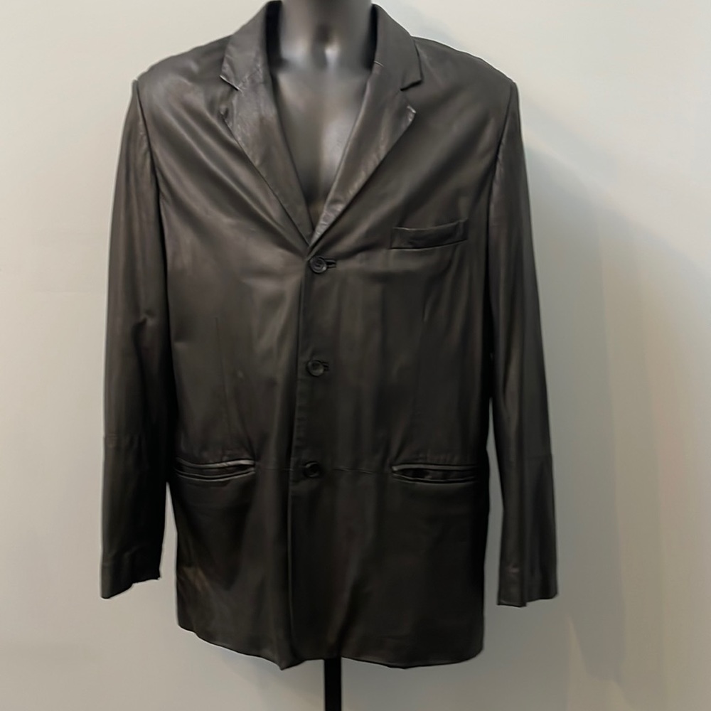 Bod & Christensen Mens leather sports coat